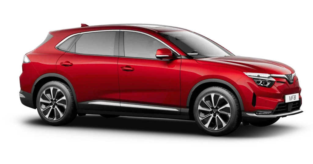 VinFast VF 8 màu Crimson Red
