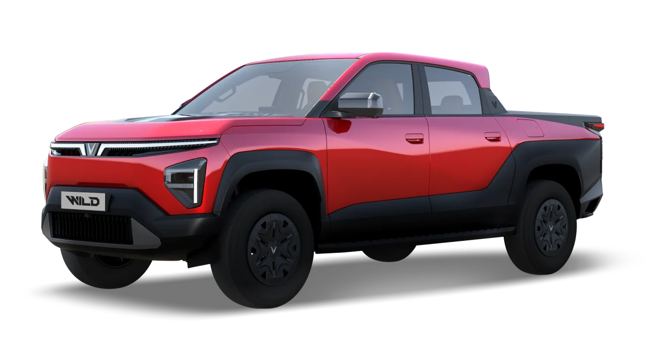 VinFast VF Wild màu Solar Ruby
